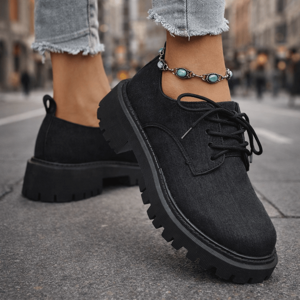 Tiva | Scarpe con lacci e plateau