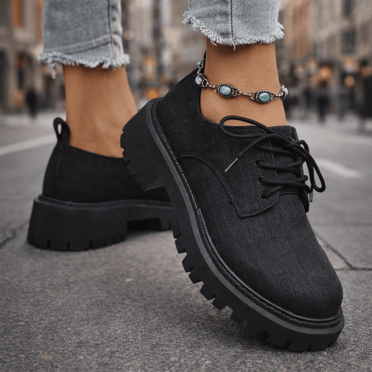 Tiva | Scarpe con lacci e plateau