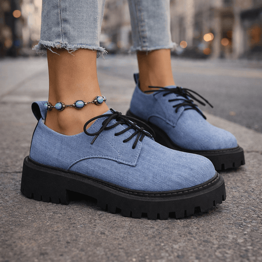 Tiva | Scarpe con lacci e plateau