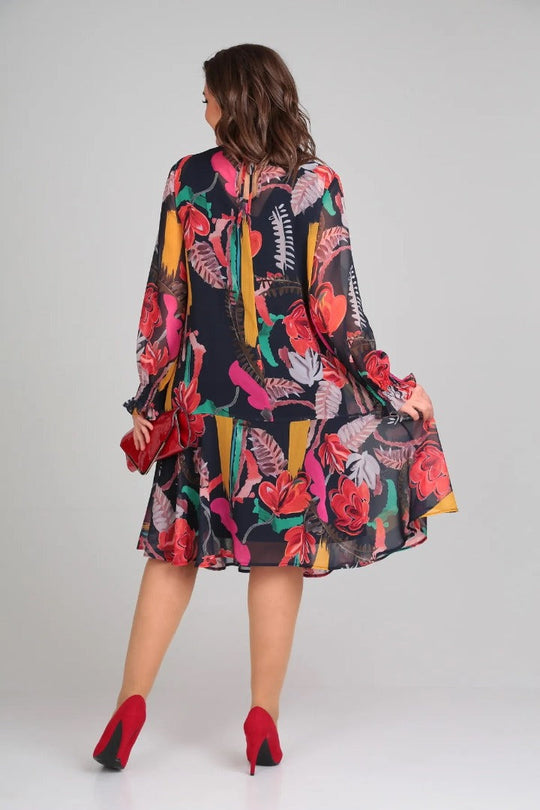 Florinda™ | Abito elegante a fiori