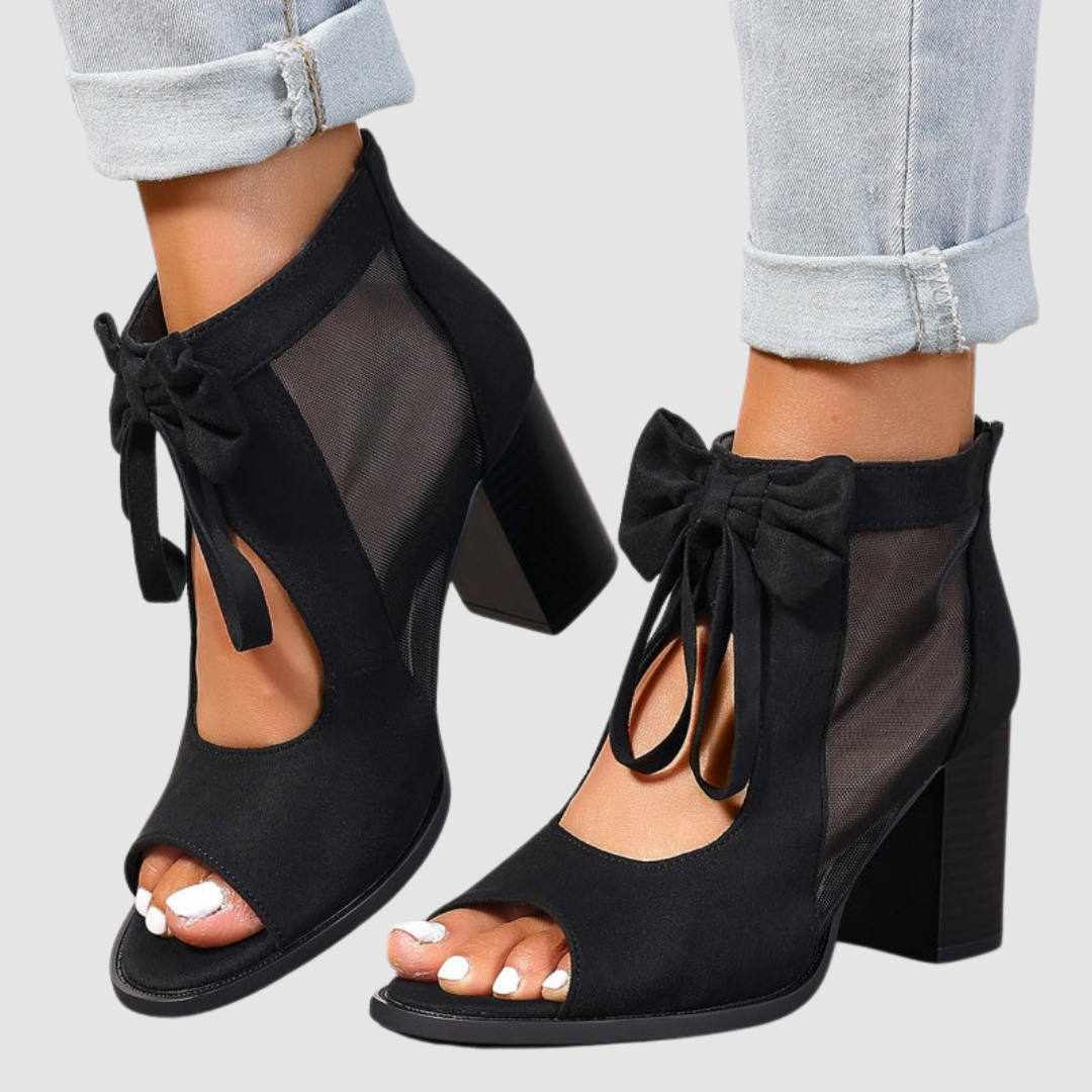 Rebecca™ | Scarpe ortopediche con tacco e fiocco