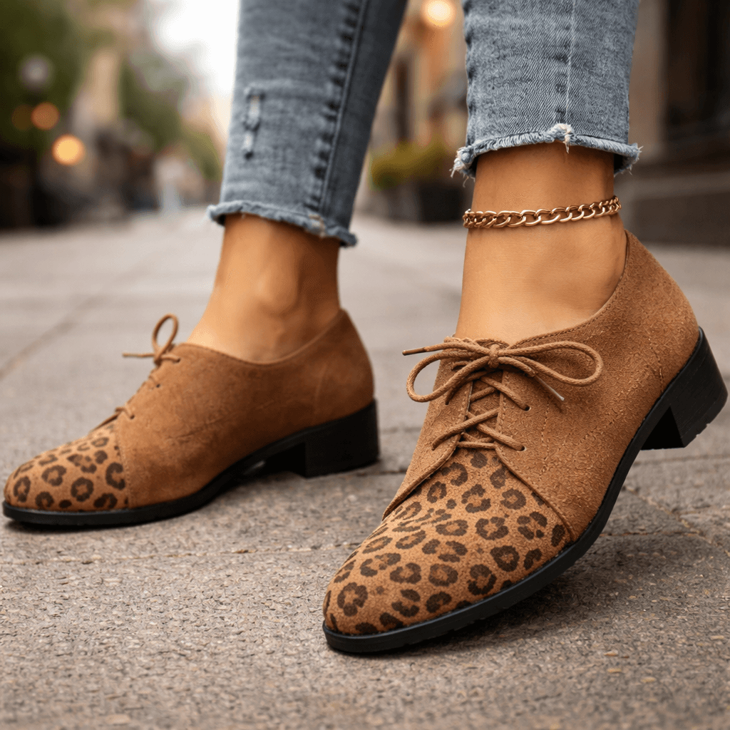 Selena | Scarpe con tacco effetto camoscio