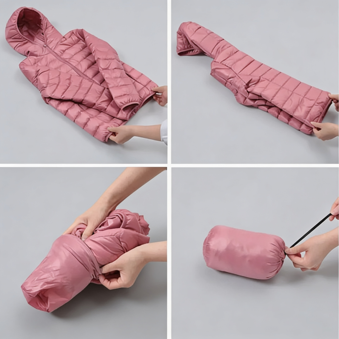 Nora™ | Piumino Leggero con Cappuccio