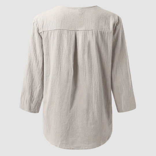 Melisa™ Casual Cotton &amp; Linen Blouse
