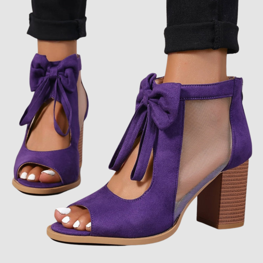 Rebecca™ | Scarpe ortopediche con tacco e fiocco