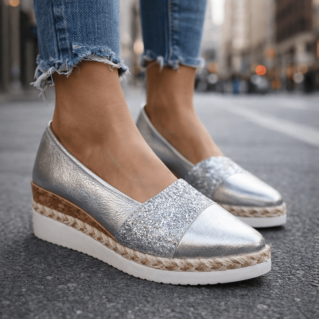 Arisa | Scarpe luminose con zeppa