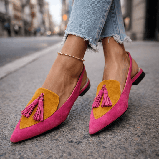 Zerina Tassel Slingbacks