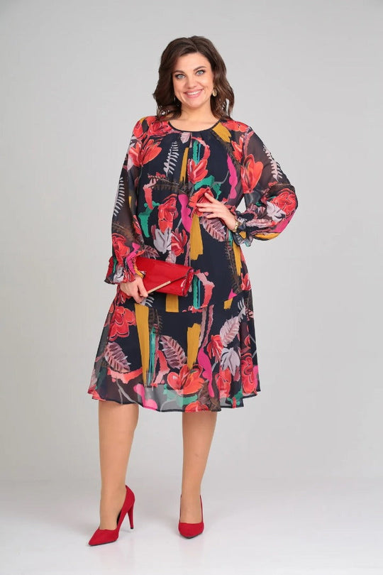 Florinda™ | Abito elegante a fiori