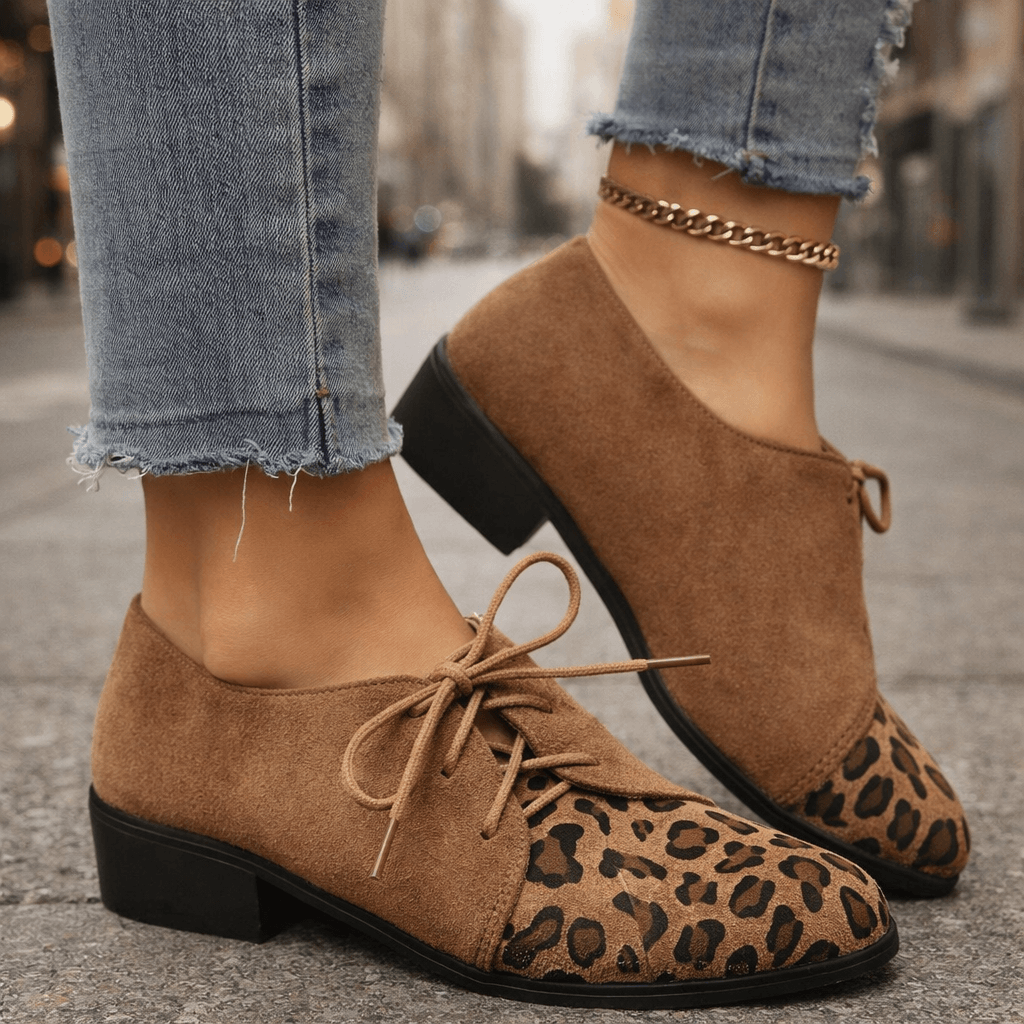 Selena | Scarpe con tacco effetto camoscio