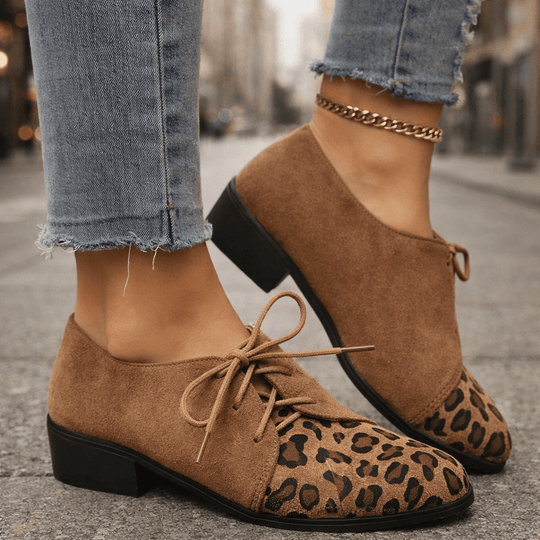 Selena | Scarpe con tacco effetto camoscio