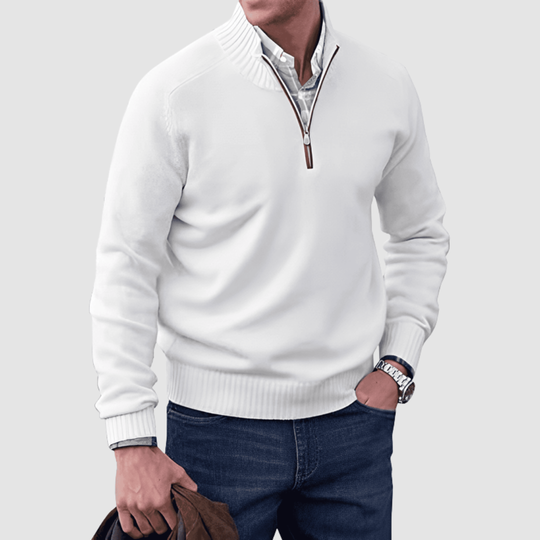 Barry™ | Maglione da uomo con zip corta