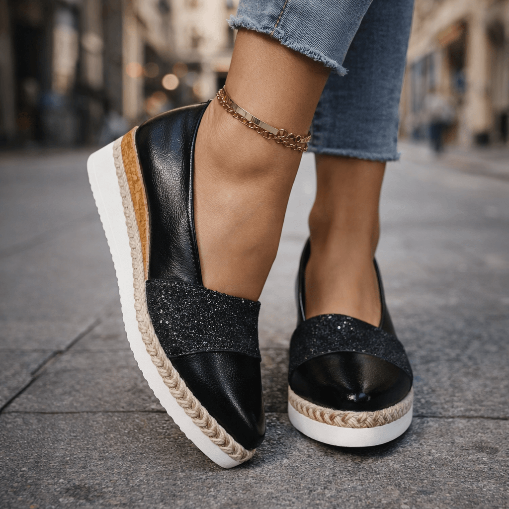 Arisa | Scarpe luminose con zeppa