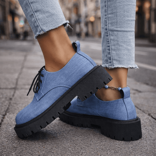 Tiva | Scarpe con lacci e plateau