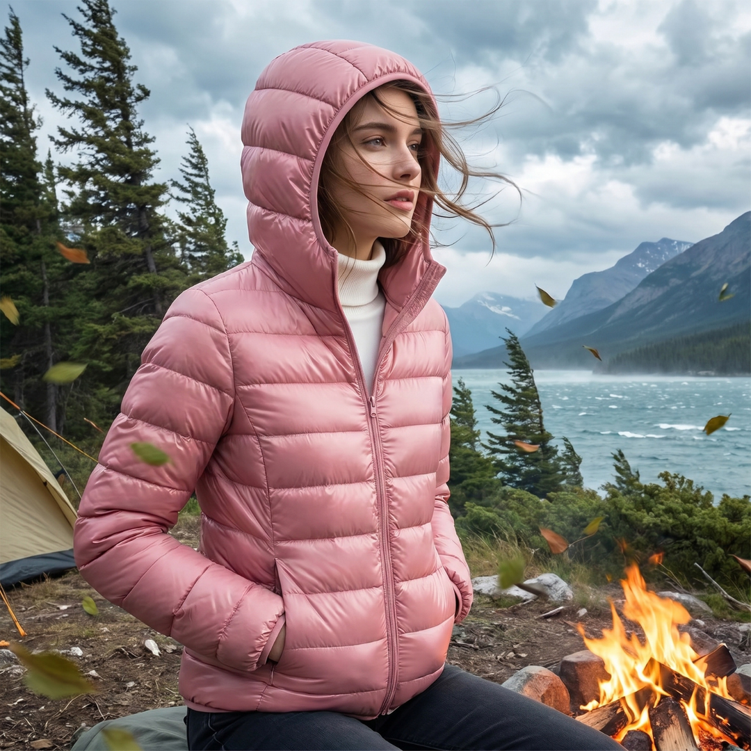 Nora™ | Piumino Leggero con Cappuccio