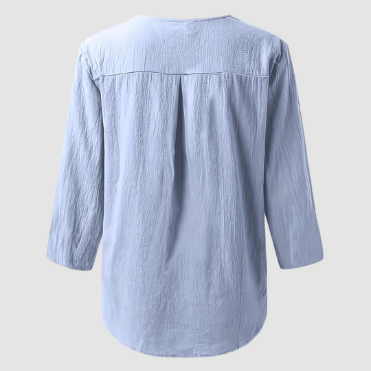 Melisa™ Casual Cotton &amp; Linen Blouse
