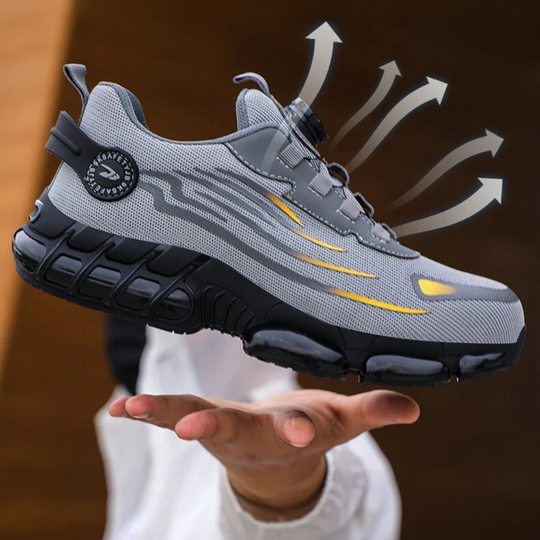 Scarpe da Lavoro Uomo | Suola Antiscivolo e Chiusura Rapida a Rotella