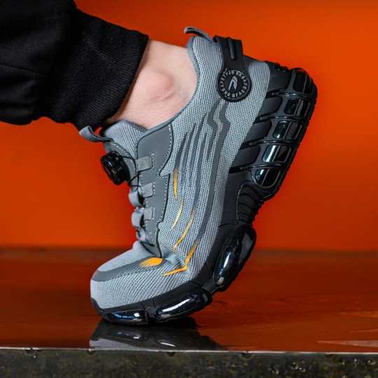 Scarpe da Lavoro Uomo | Suola Antiscivolo e Chiusura Rapida a Rotella