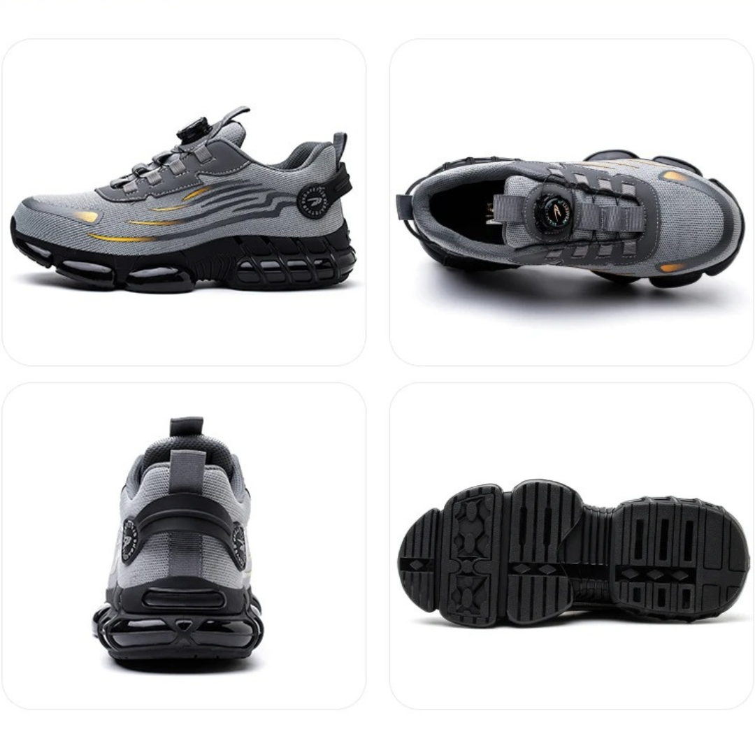 Scarpe da Lavoro Uomo | Suola Antiscivolo e Chiusura Rapida a Rotella