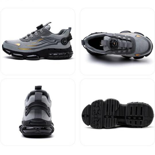 Scarpe da Lavoro Uomo | Suola Antiscivolo e Chiusura Rapida a Rotella