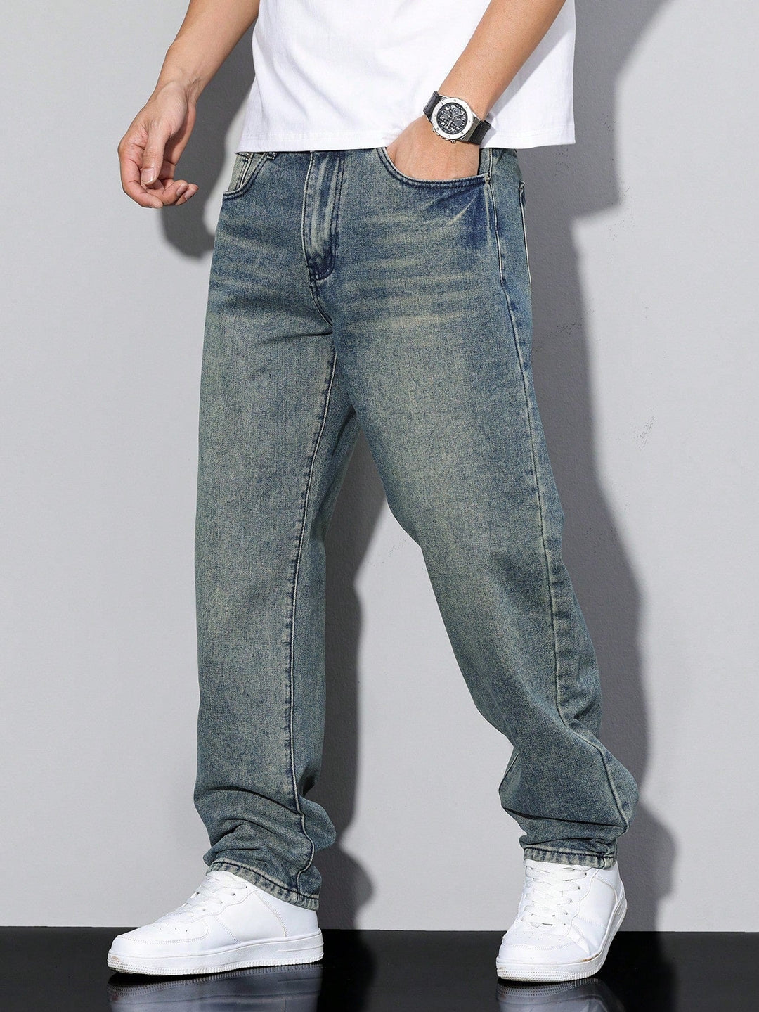 Jeans Baggy da Uomo | Vestibilità Comoda e Massima Libertà di Movimento