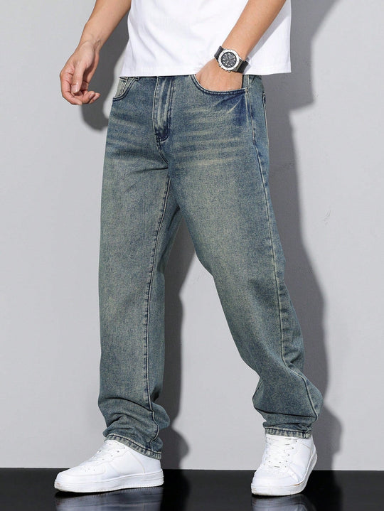 Jeans Baggy da Uomo | Vestibilità Comoda e Massima Libertà di Movimento