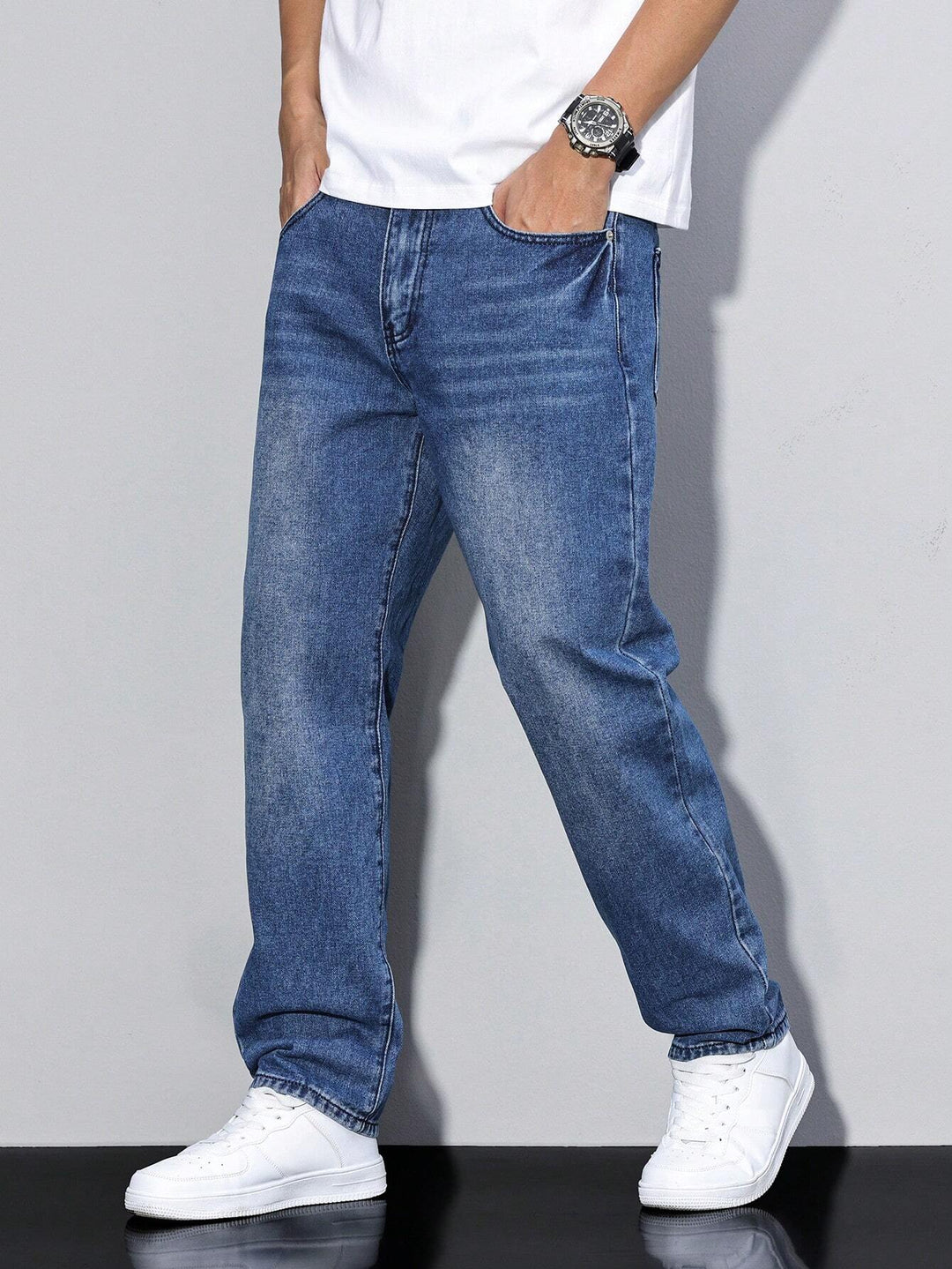 Jeans Baggy da Uomo | Vestibilità Comoda e Massima Libertà di Movimento