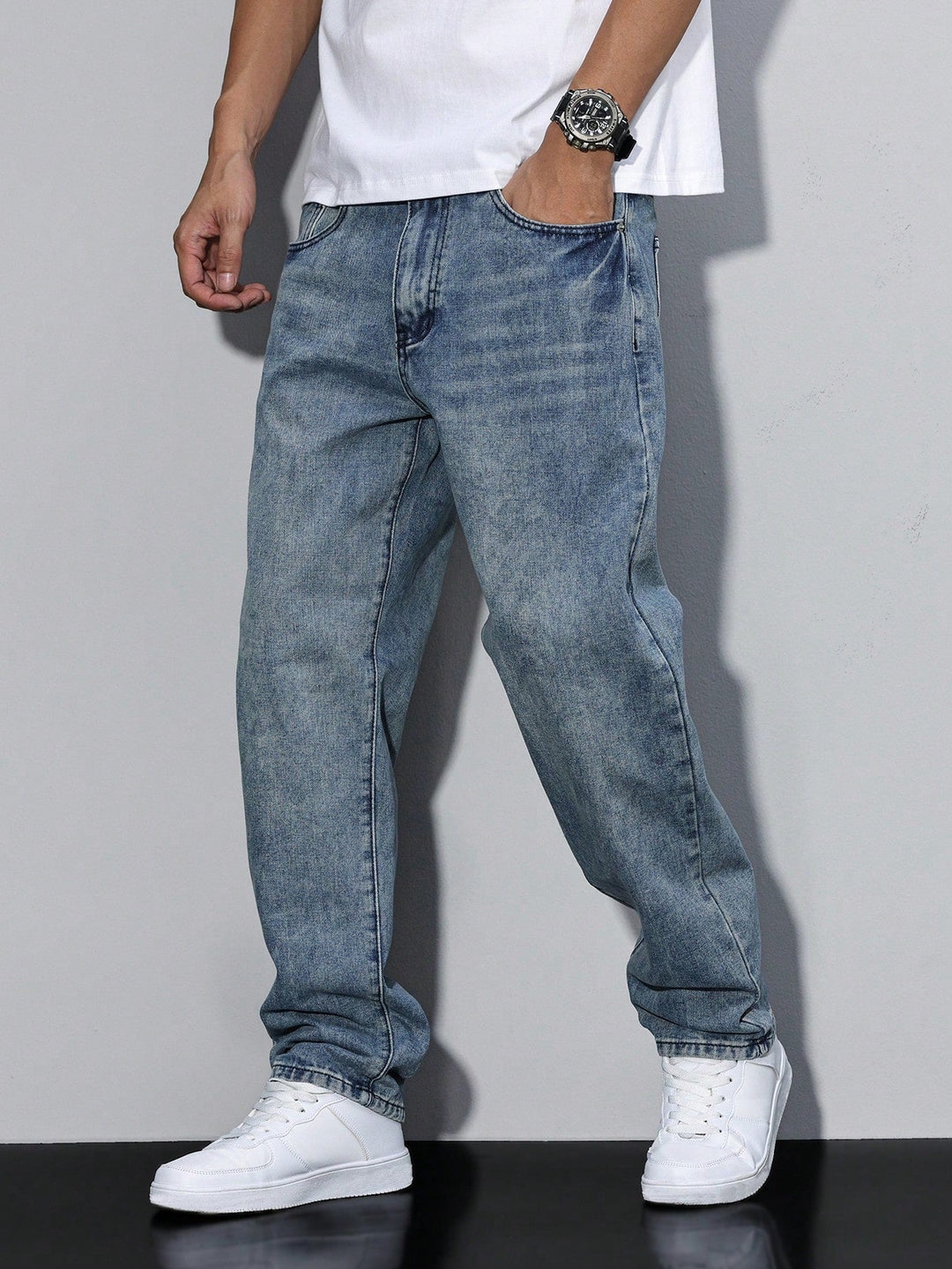 Jeans Baggy da Uomo | Vestibilità Comoda e Massima Libertà di Movimento