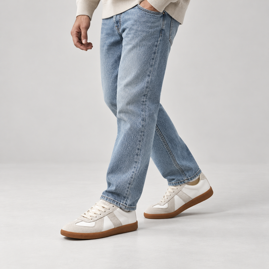 Davide | Sneakers leggere da uomo con lacci