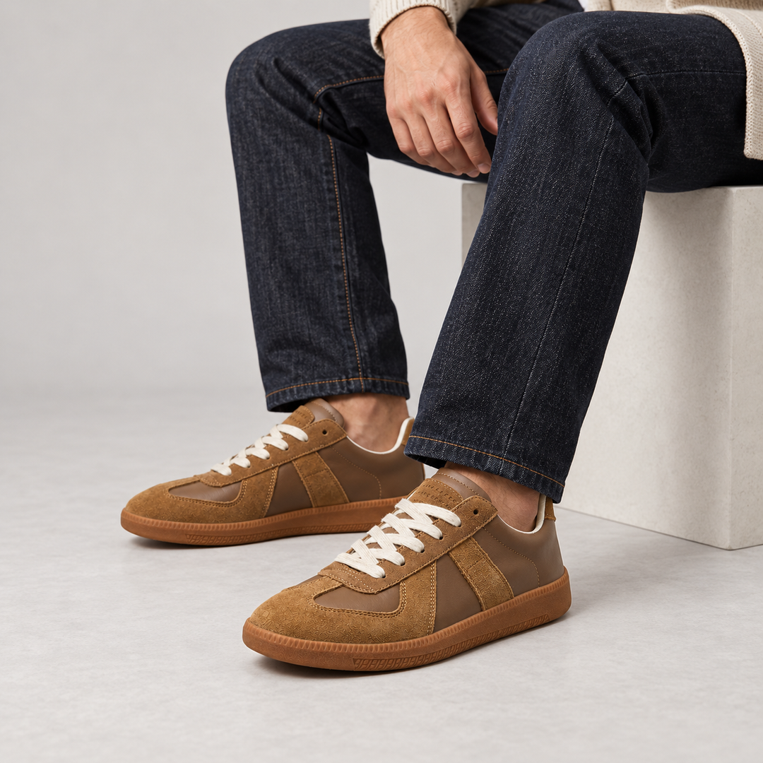 Davide | Sneakers leggere da uomo con lacci