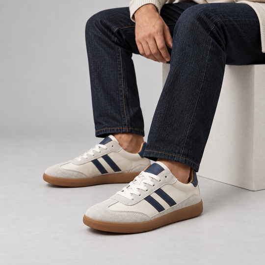 Marco | Sneakers rétro da uomo con suola in gomma