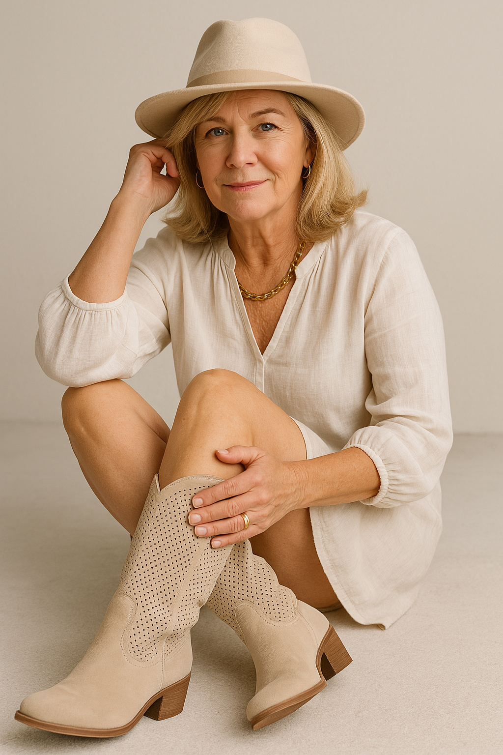 Rachelle™ | Stivali ortopedici stile cowboy