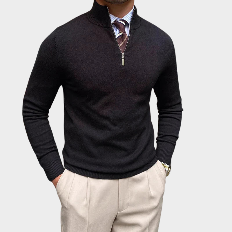 Clinton™ | Maglione da uomo con mezza zip