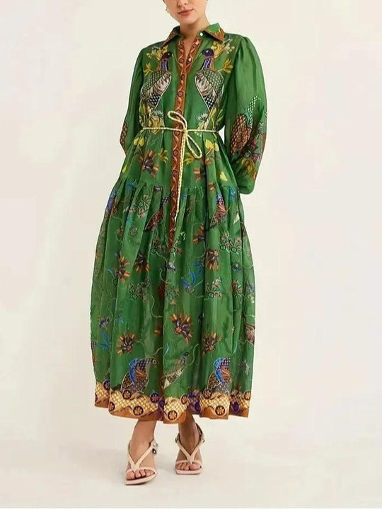 Coralie™ Floral Print Maxi Dress