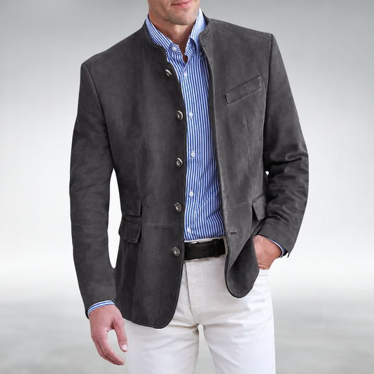 Armando™ | Giacca Uomo Elegante Effetto Camoscio