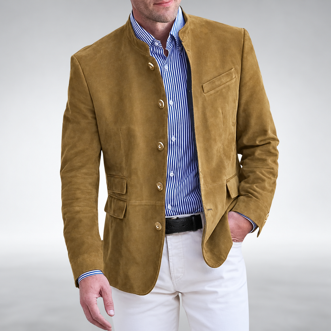 Armando™ | Giacca Uomo Elegante Effetto Camoscio