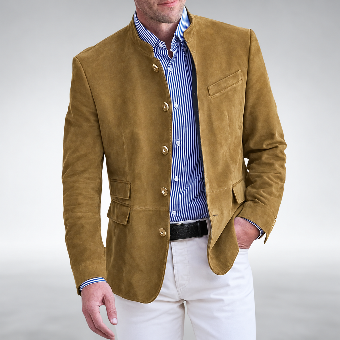 Armando™ | Giacca Uomo Elegante Effetto Camoscio