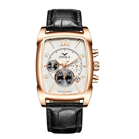 St. Andrews | Orologio da uomo con cinturino in pelle, 45 mm