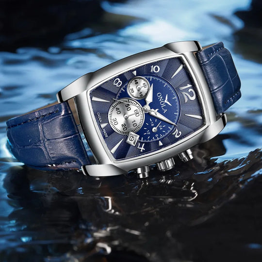 St. Andrews | Orologio da uomo con cinturino in pelle, 45 mm