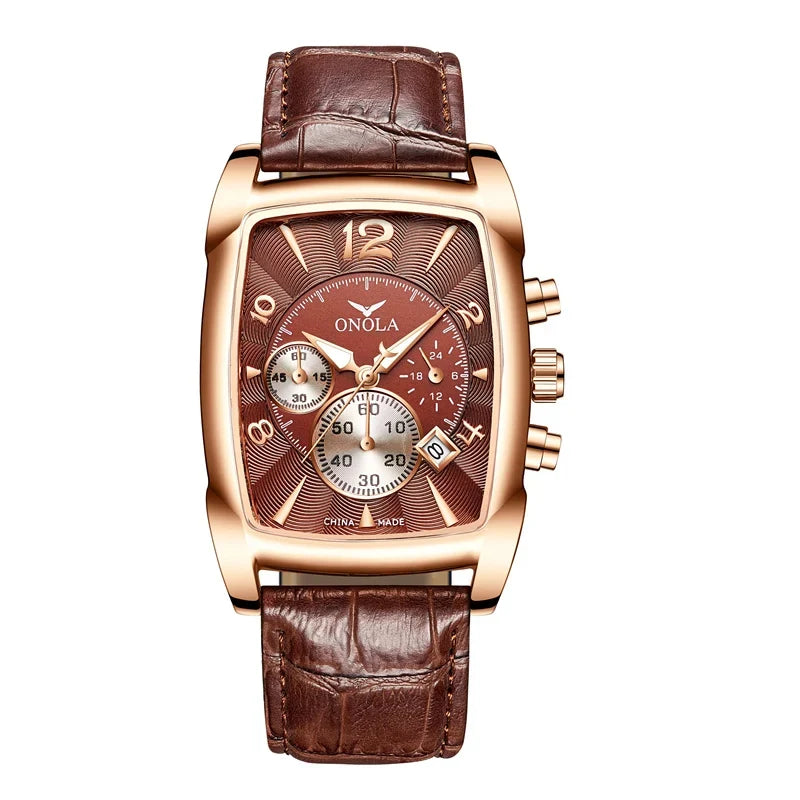 St. Andrews | Orologio da uomo con cinturino in pelle, 45 mm