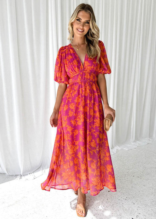 Ossie™ | Abito midi a fiori