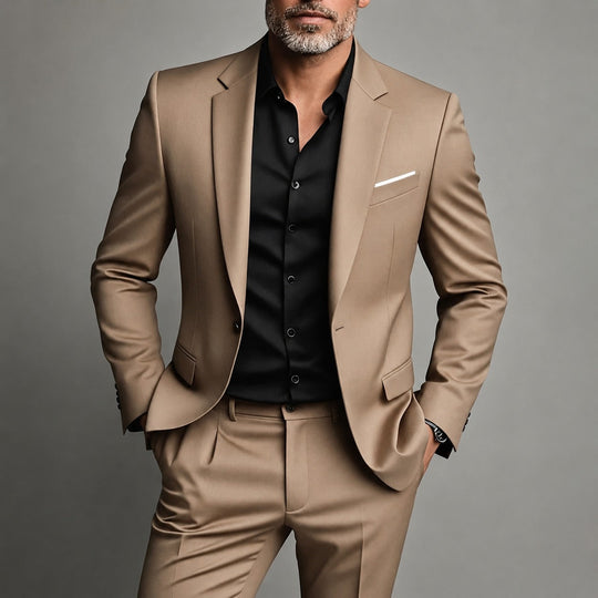 Balthazar | Completo Aderente a Due Pezzi con Blazer e Revers Classici