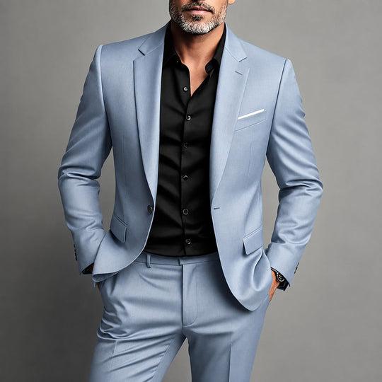 Balthazar | Completo Aderente a Due Pezzi con Blazer e Revers Classici