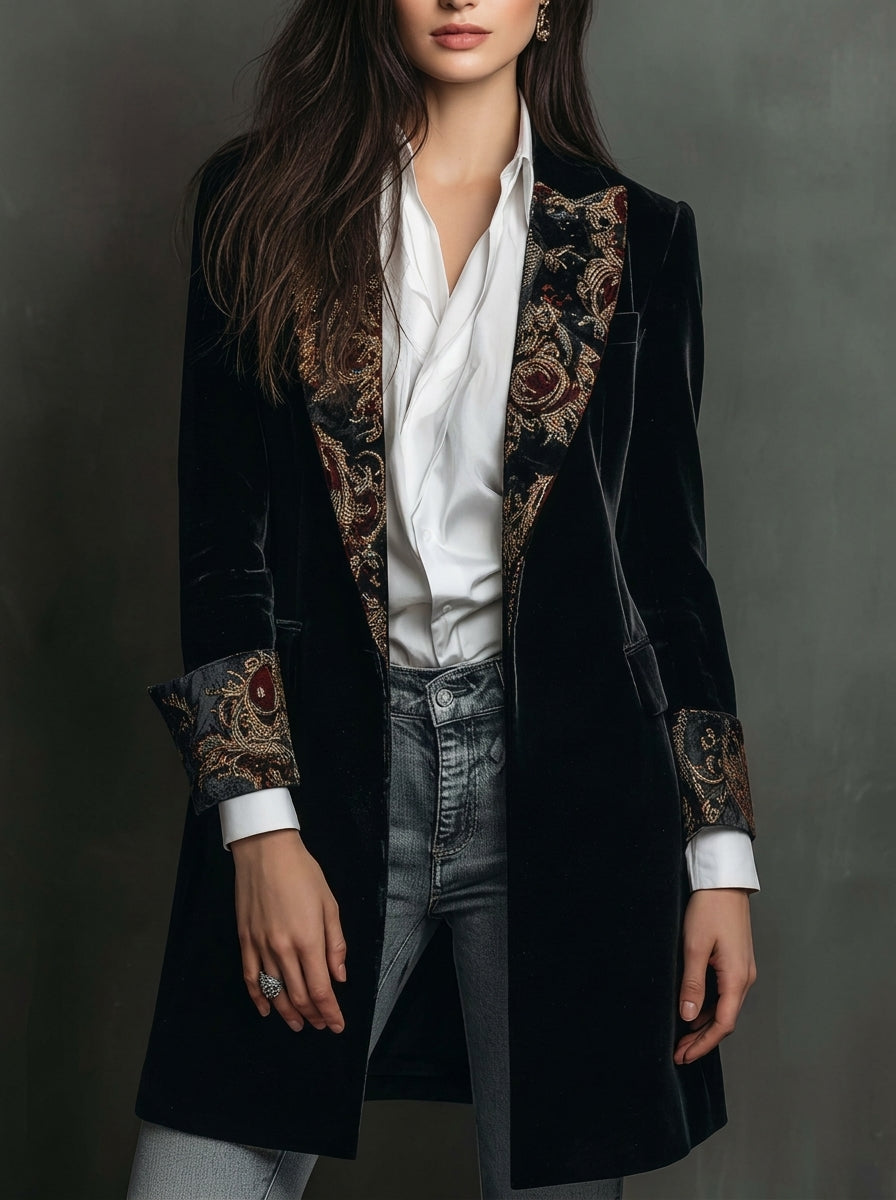 Beatrice™ | Blazer Barocco Slim Fit
