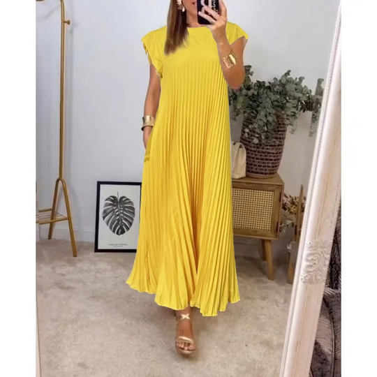 Giselle™ Effortlessly Elegant Pleated Dress