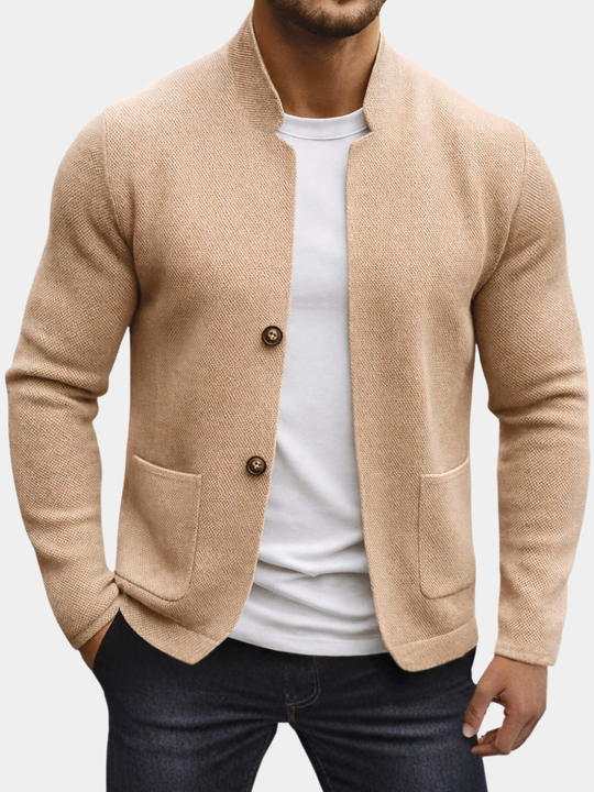 Leonard | Cardigan Casual Lavorato da Uomo