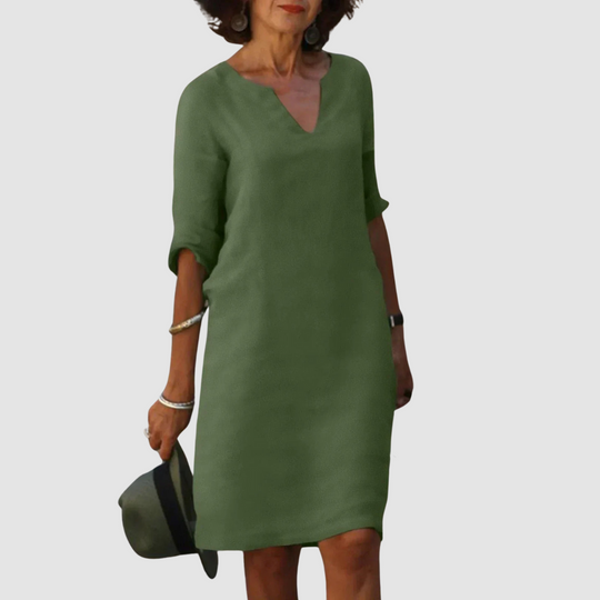 Marianne™ | Abito elegante con scollo a V