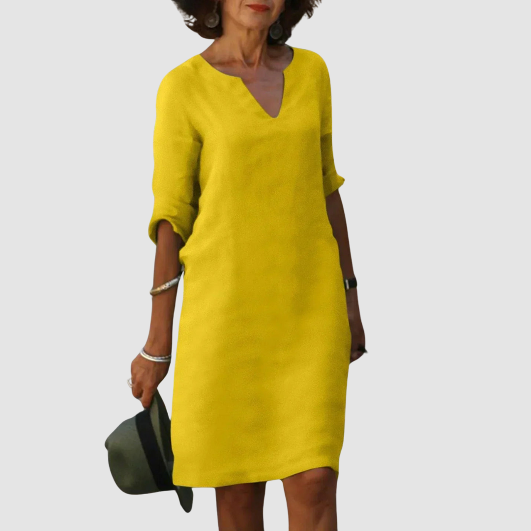 Marianne™ | Abito elegante con scollo a V