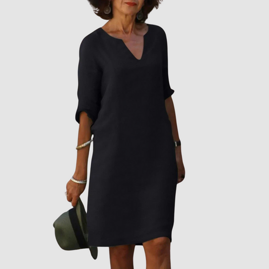 Marianne™ | Abito elegante con scollo a V