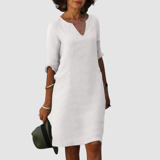 Marianne™ | Abito elegante con scollo a V
