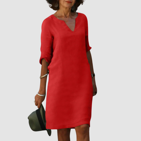 Marianne™ | Abito elegante con scollo a V